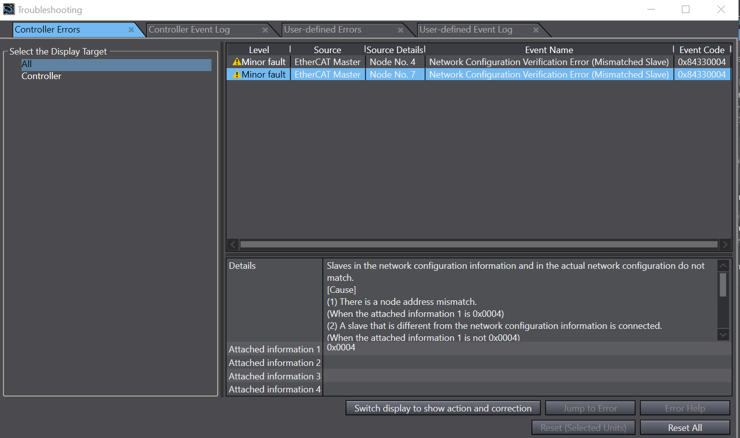 Swap Node Verification Error Swap Node Verification Error